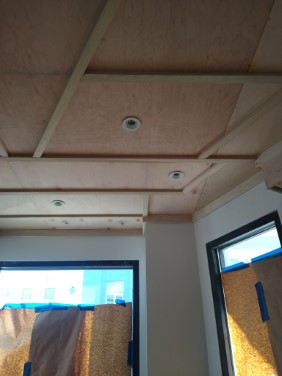 close up of panels and trim stage left